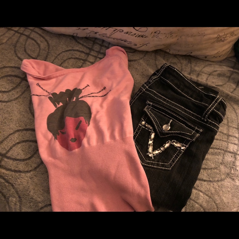 ❤️ Betsey Johnson Sweater Top ❤️ - Picture 2 of 8